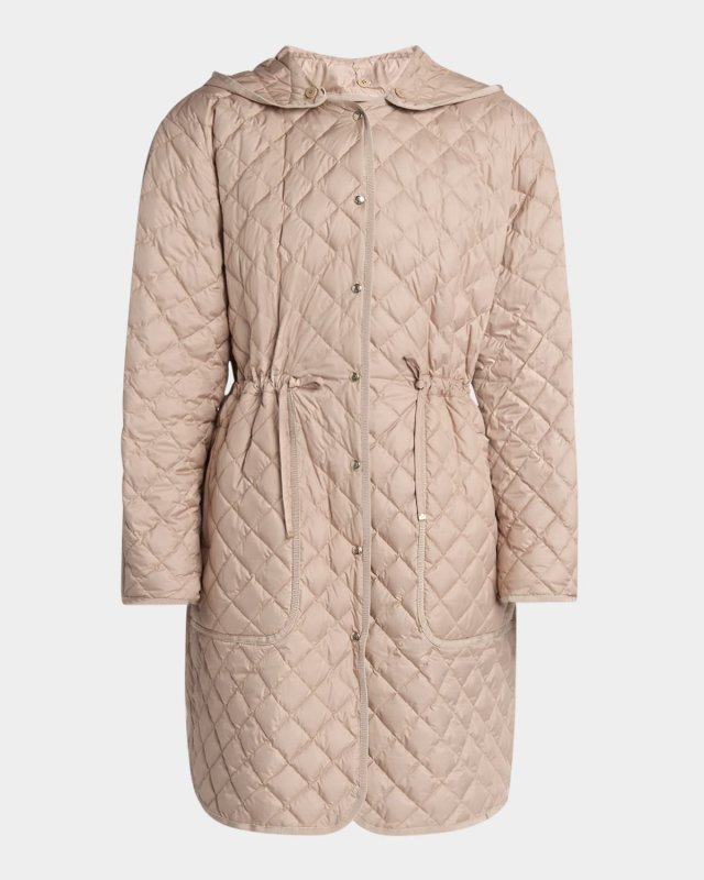 Etelan Quilted Down Parka